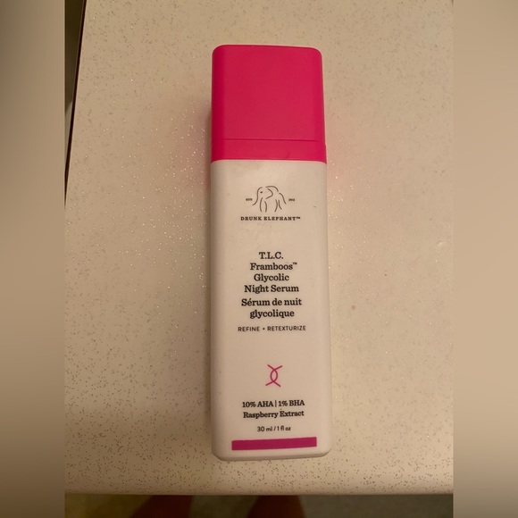 Drunk Elephant T.L.C. Framboos™ Glycolic Resurfacing Night Serum - Picture 2 of 3